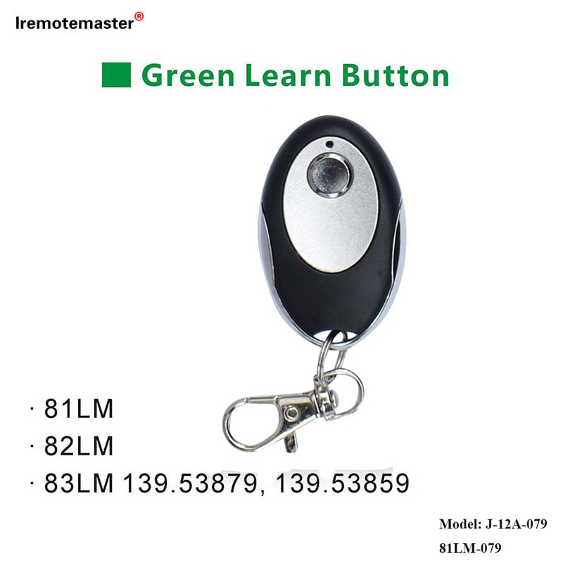 Pre 81LM 82LM 83LM Green Learn Button 390MHz Diaľková výmena dverí brány